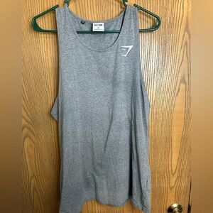 Classic Men’s GYMSHARK Arrival Tank Top Gray Size Medium